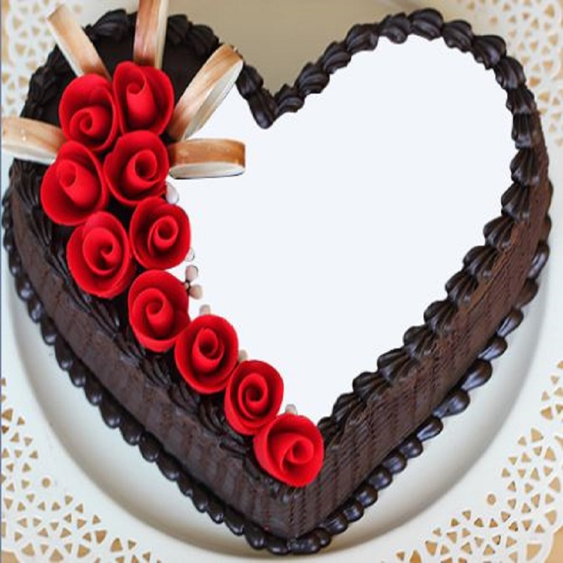 Chocolate - Flower Decor Cake